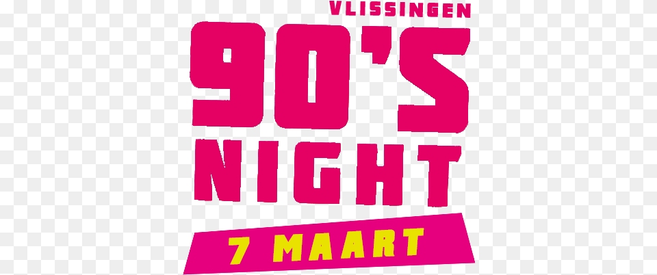 90s Night Vlissingen Logo Graphic Design, Advertisement, Poster, Text, Dynamite Png