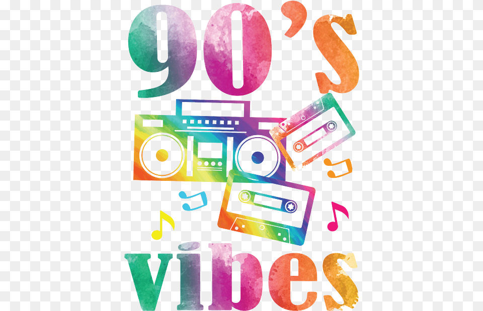 90s Vibes Music Nostalgic 1990s Retro Fleece Blanket Dot, Text, Number, Symbol Free Png