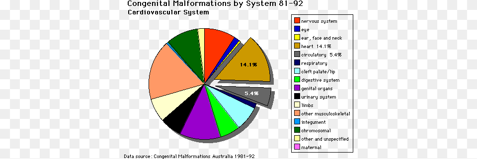 92 Heart Atrial Septal Defect Percentage, Chart, Pie Chart Png