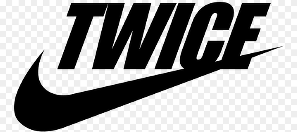 Nike Logo Transparent, Gray Free Png