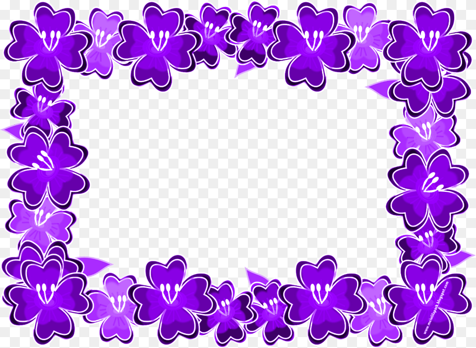 Purple Frame, Accessories, Flower, Plant, Pattern Free Transparent Png