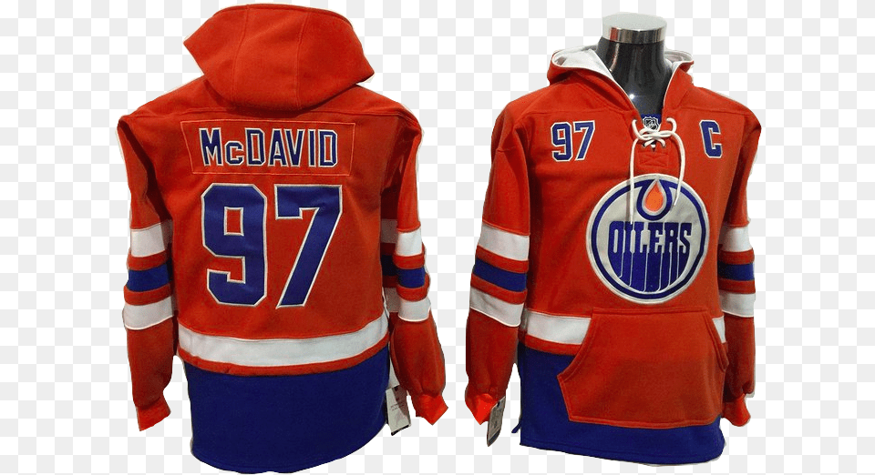 Edmonton Oilers Logo, Clothing, Knitwear, Shirt, Sweater Free Transparent Png