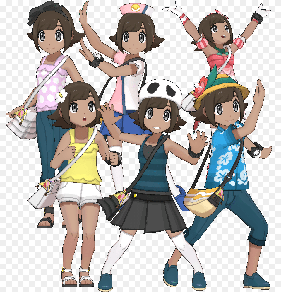 930x1008 Trainer Trainer Pokemon Ultra Moon, Comics, Book, Publication, People Free Png