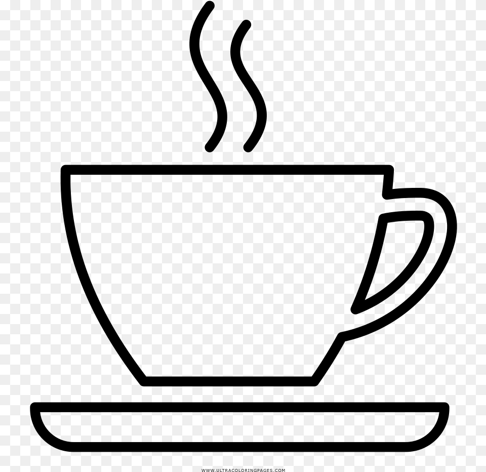 Taza De Cafe, Gray Png