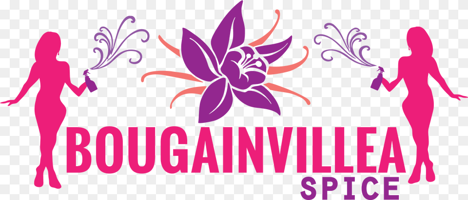 Bougainvillea, Graphics, Art, Purple, Person Png