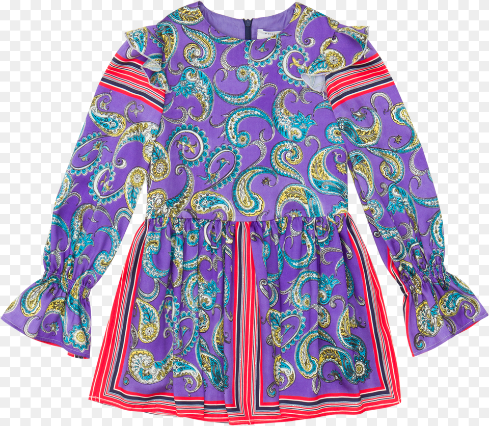 Kids Dress, Blouse, Clothing, Pattern, Paisley Png Image