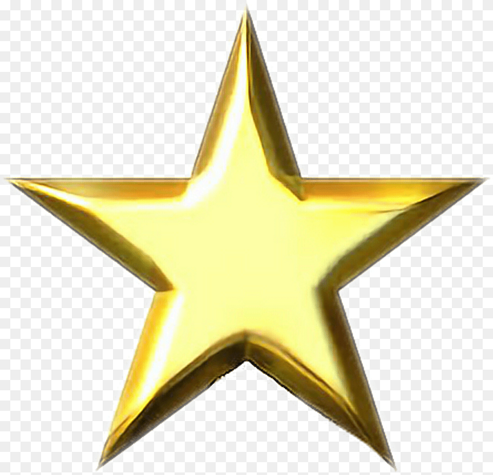 Gold Shine, Star Symbol, Symbol Free Png