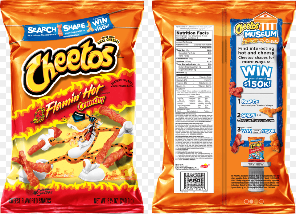 Hot Cheetos, Food, Snack, Sweets Free Png