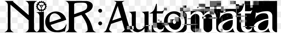 Nier Automata Logo, Text, City Free Transparent Png