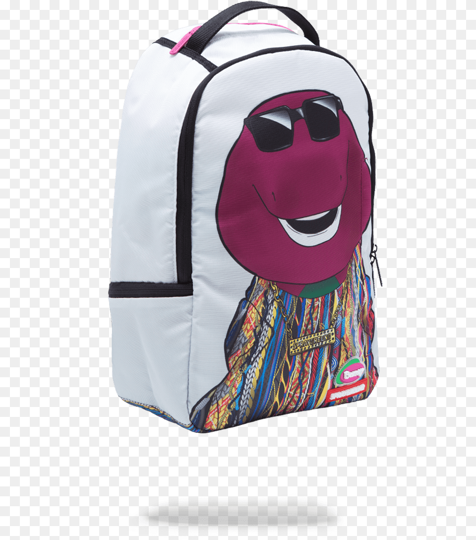 Barney, Backpack, Bag, Adult, Female Free Png Download