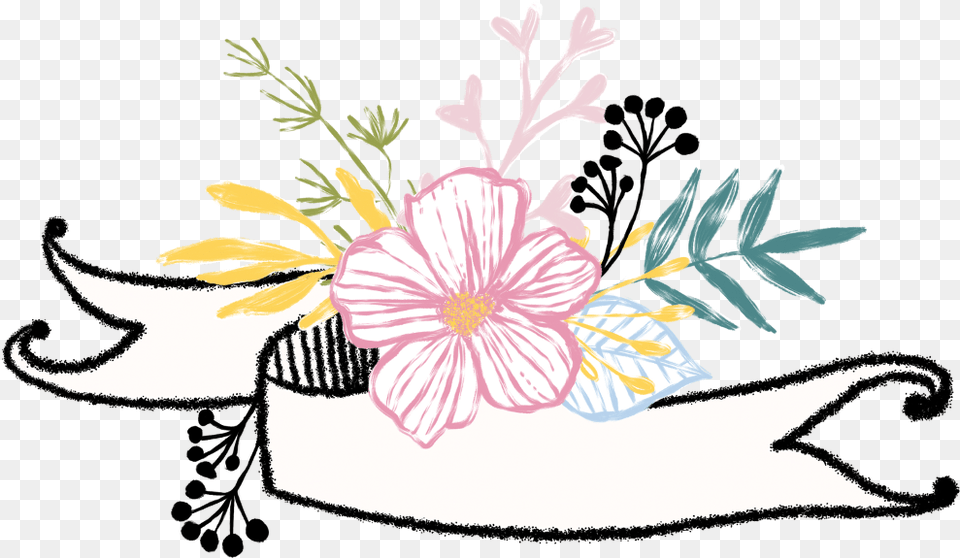 Flower Divider, Art, Floral Design, Graphics, Pattern Free Png Download