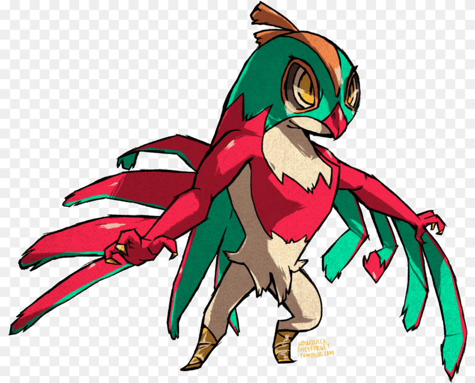 983x812 Hawlucha By Blizzou, Book, Comics, Publication, Baby Free Transparent Png