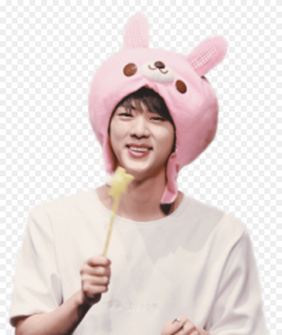 Bts Jin, Bonnet, Clothing, Hat, Adult Free Transparent Png