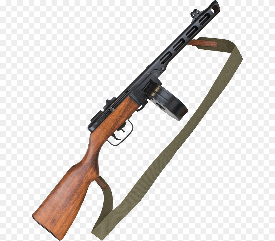 Ppsh, Firearm, Gun, Rifle, Weapon Png Image