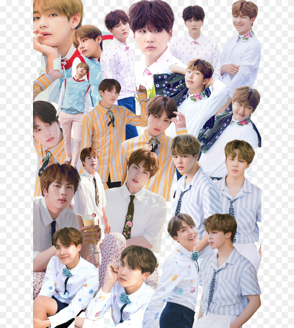 Bts Group, Clothing, Shirt, People, Person Free Transparent Png