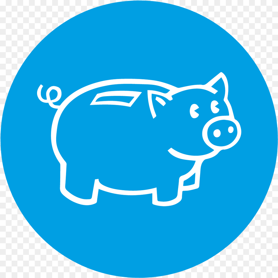 Piggy Bank Icon, Piggy Bank, Disk, Animal, Mammal Free Transparent Png