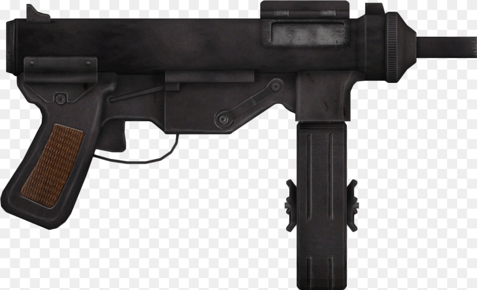 9mm Submachine Gun Fallout 9mm Submachine Gun, Firearm, Handgun, Rifle, Weapon Png