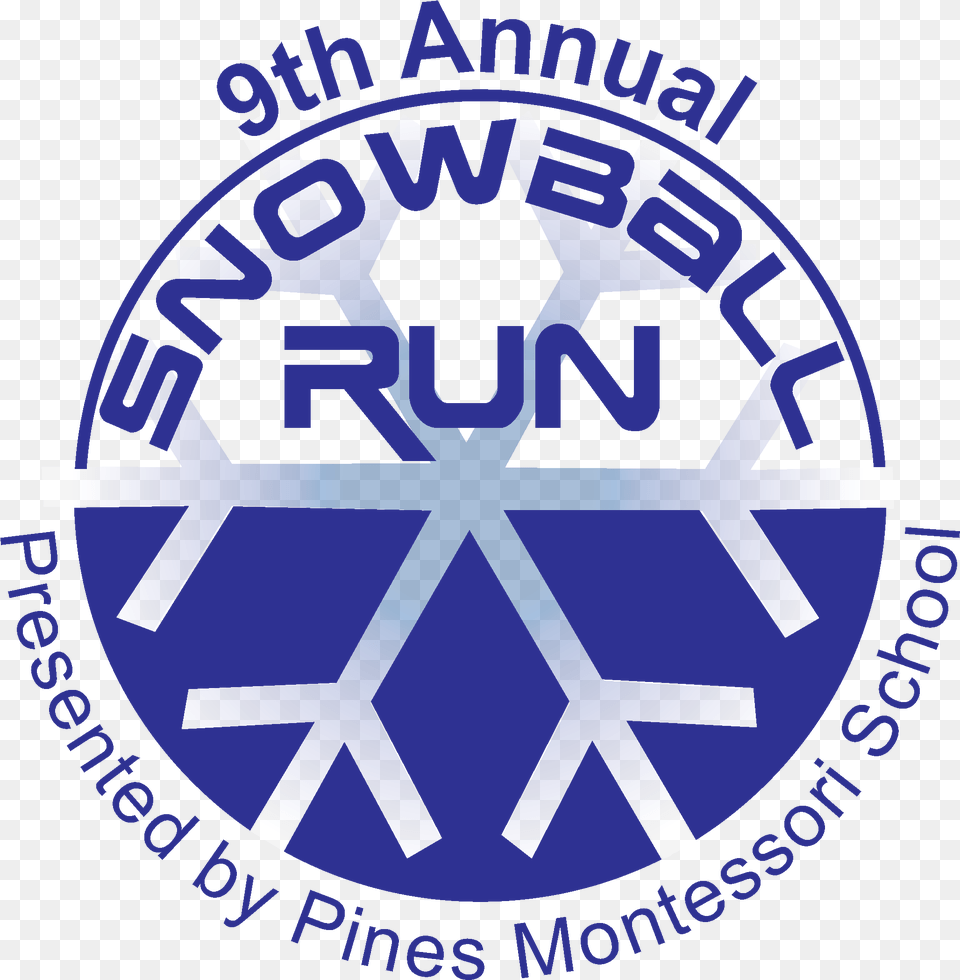 9th Annual Snowball Run Pines Montessori School, Logo, Emblem, Symbol Free Png Download
