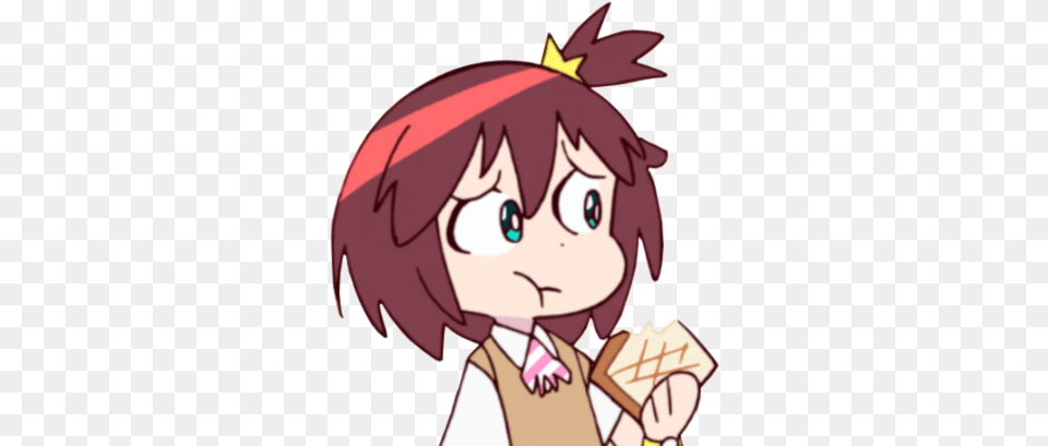A 4chan Transparent Anime Girl Toast, Book, Comics, Publication, Baby Png Image