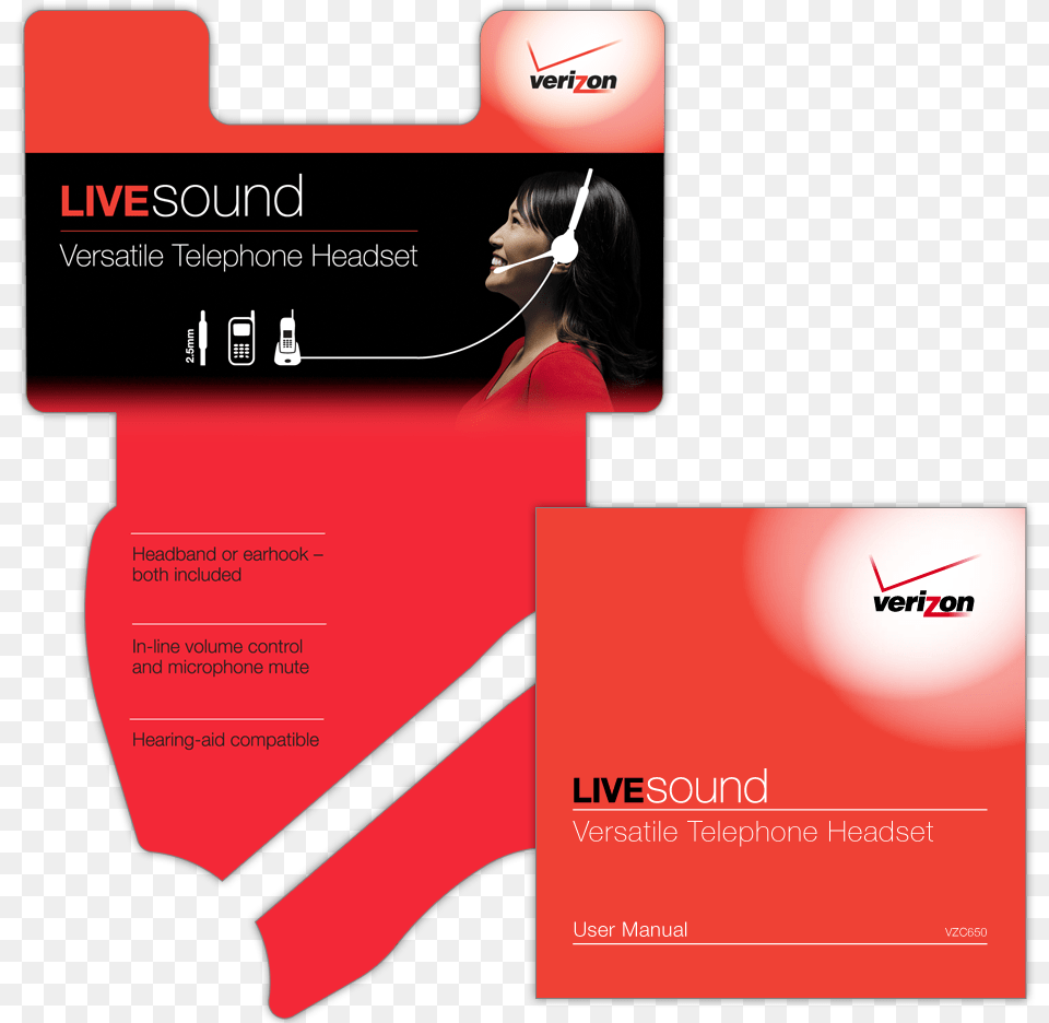 A 5 Color Product Clamshell Package Insert For Verizon Graphic Design, Adult, Female, Person, Woman Png
