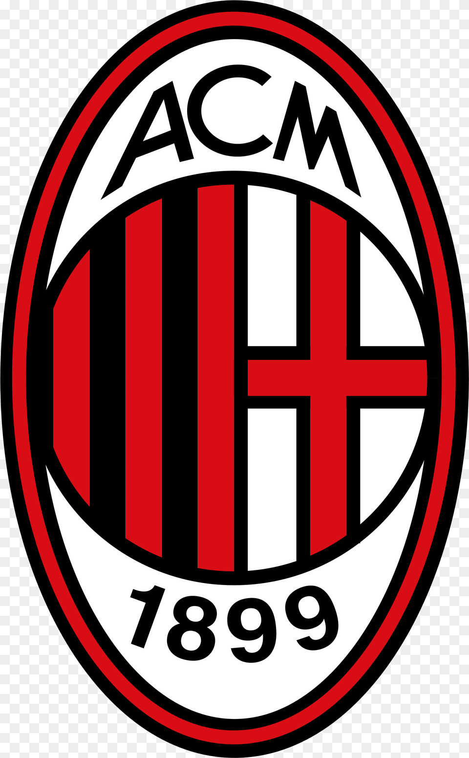 A Ac Milan Logo, Badge, Symbol, Emblem, Ammunition Free Transparent Png