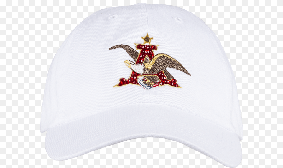 A Amp Eagle Bling Hat White Baseball Cap, Baseball Cap, Clothing, Helmet Free Transparent Png