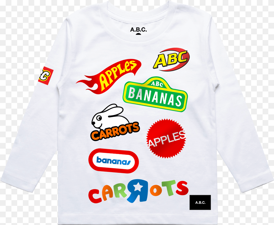 A B C R Us Long Sleeve Toys R Us, Clothing, Long Sleeve, Shirt, T-shirt Free Png