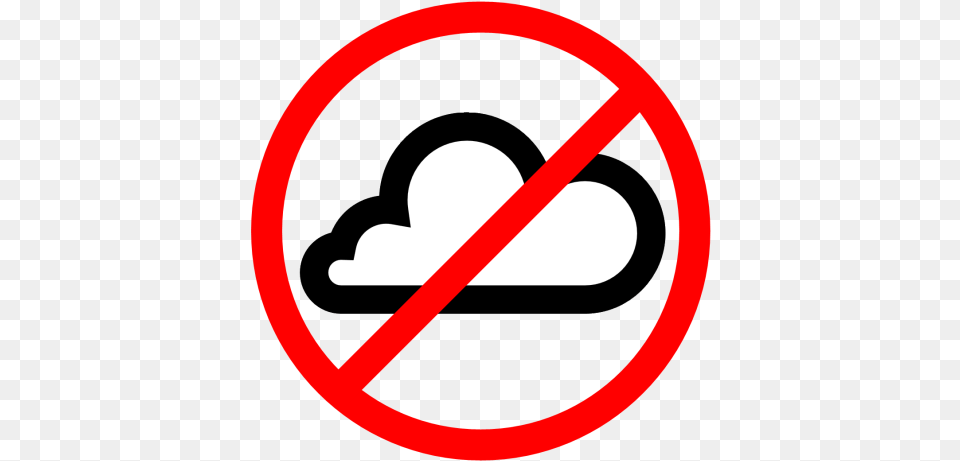 A Basic Non No Cloud, Sign, Symbol, Road Sign, Disk Free Transparent Png