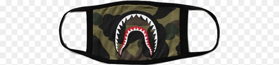 A Bathing Ape 1st Camo Shark Mask Bape Face Mask Camo, Accessories, Military, Military Uniform Png