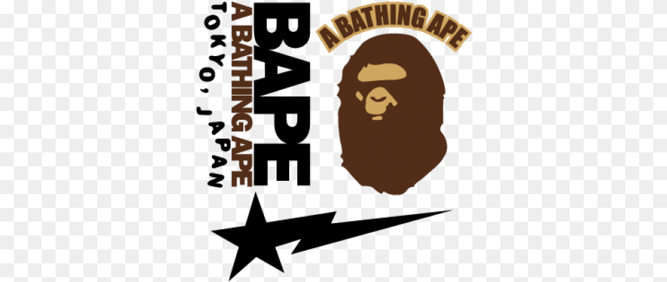 A Bathing Ape Logo Vector Ai Graphics Bathing Ape, Face, Head, Person, Adult Png