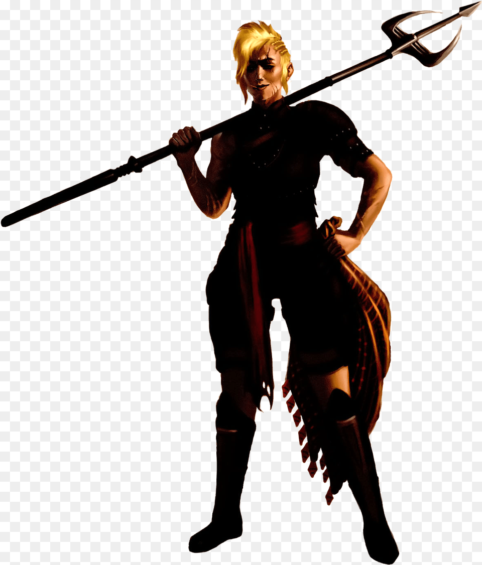 A Battle Scarred Female Gladiator Star Wars Female Gladiator, Weapon, Sword, Adult, Person Png Image