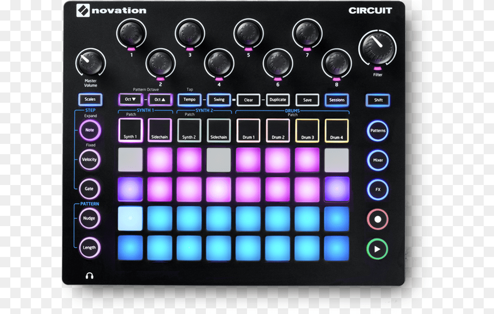 A Beat Novation Circuit Size, Electrical Device, Switch, Electronics, Computer Hardware Free Transparent Png