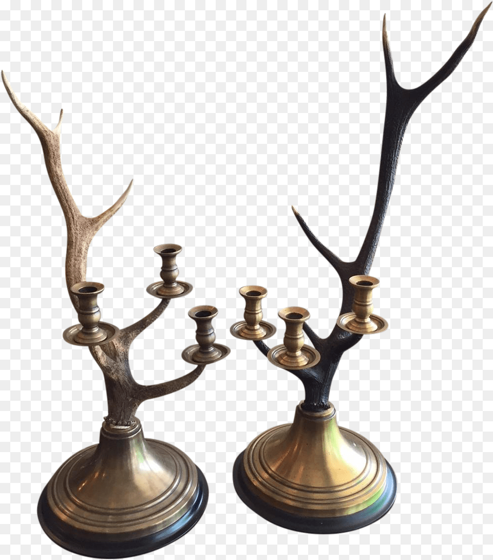 A Beautiful Pair Of Highly Sought After Ralph Lauren Sales, Smoke Pipe, Candle, Antler, Candlestick Free Png Download