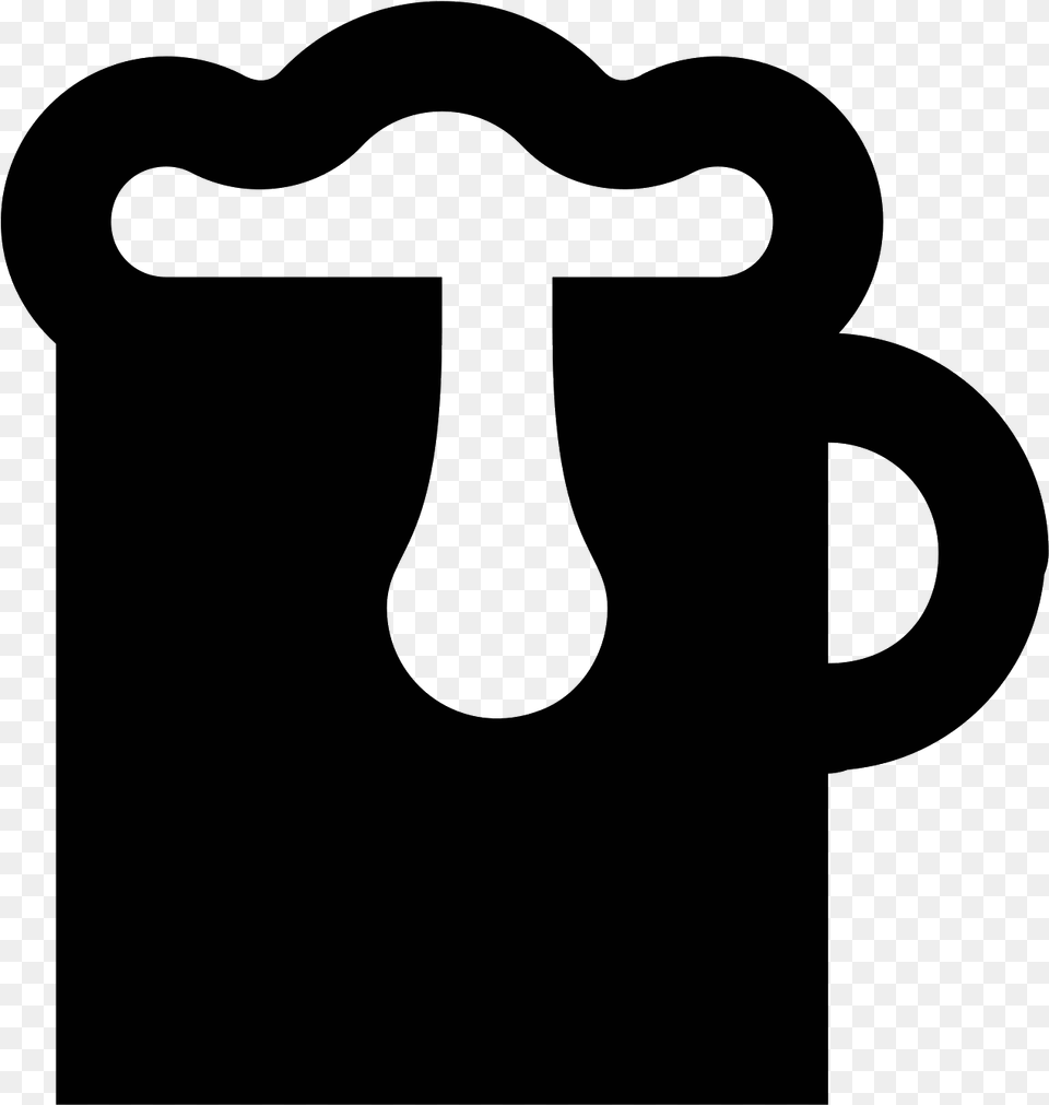 A Beer Icon Will Be A Cup Or Mug And The Mug Will Mug, Gray Free Png Download