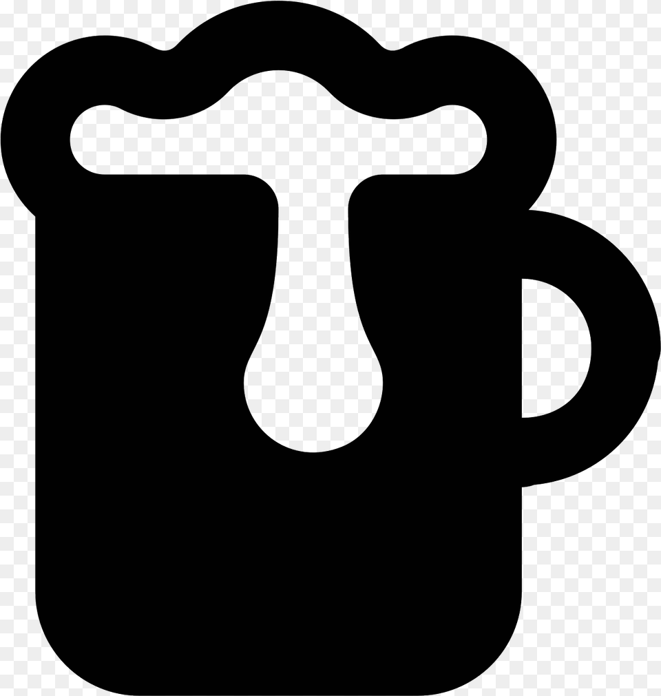A Beer Icon Will Be A Cup Or Mug And The Mug Will Sign, Gray Free Transparent Png
