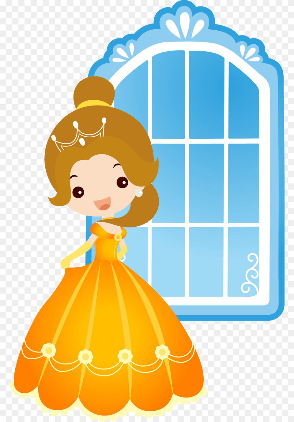 A Bela E A Fera Girl Clipart Girl Boards Princess Disney Princess, Dress, Clothing, Person, Baby Png