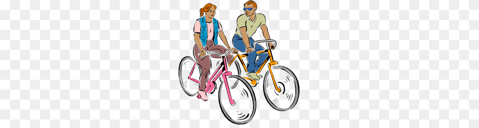 A Bicycle Ride, Person, Adult, Man, Male Free Transparent Png