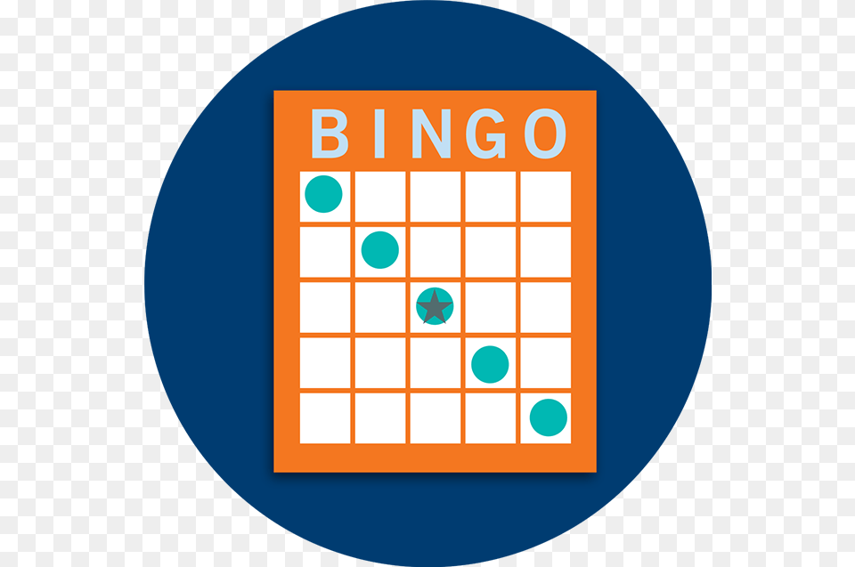 A Bingo Card Pattern Showing A Diagonal Line Portable Network Graphics, Text Free Png