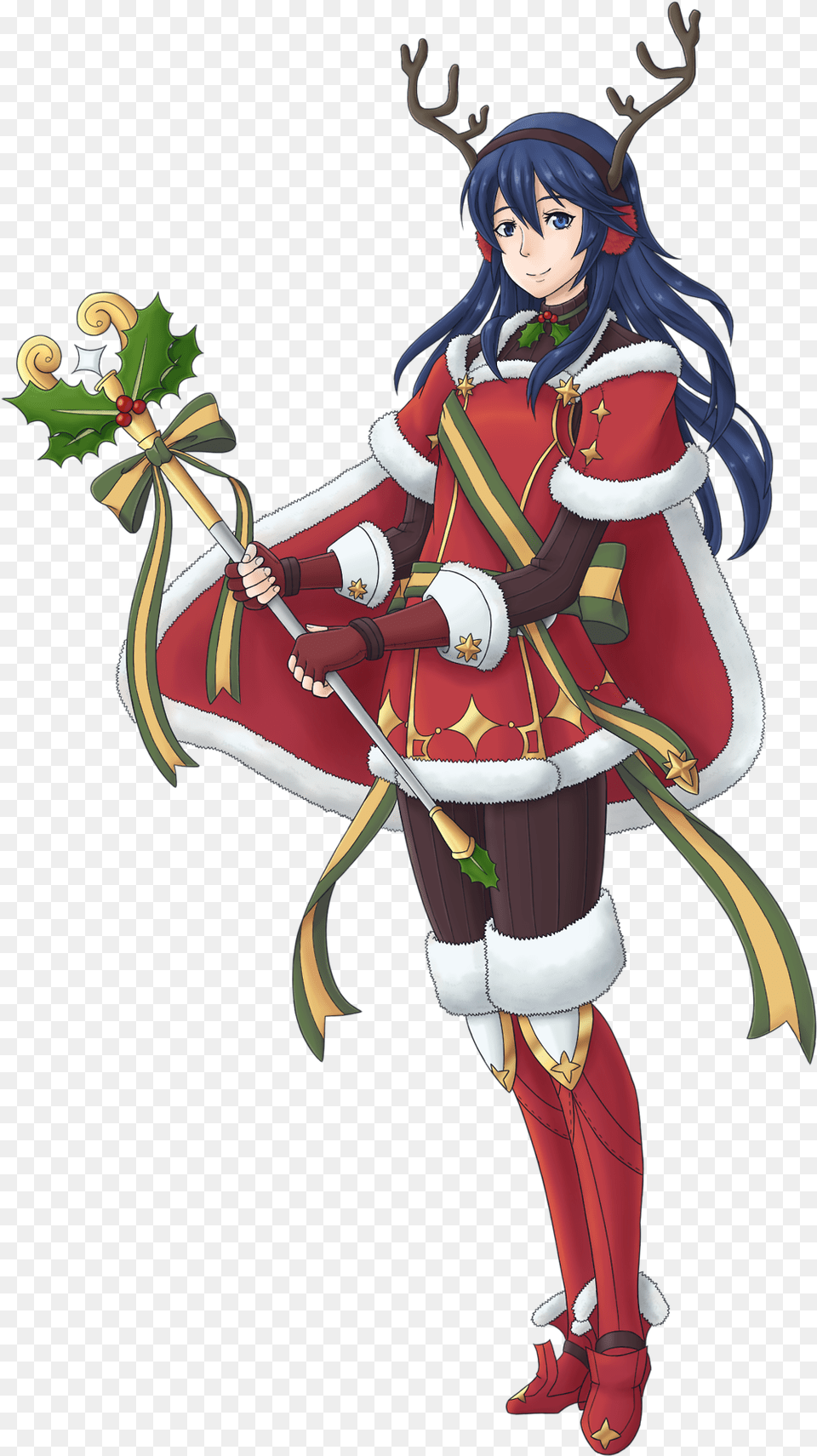 A Bit Late For Christmas But I Managed To Finish A Fire Emblem Christmas Lucina, Book, Comics, Publication, Adult Png Image