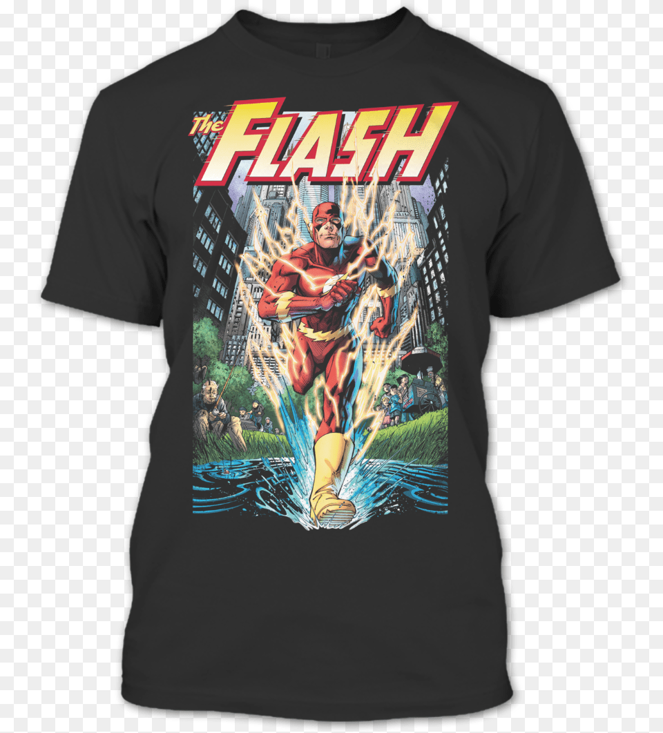 A Black T Shirt With The Shopify Logo Marvel Milestone Edition The Fantastic, Clothing, T-shirt, Book, Comics Free Png