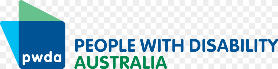 A Blue Square With Pwda In White Text In The Middle People With Disability Australia, Triangle, Logo Free Transparent Png