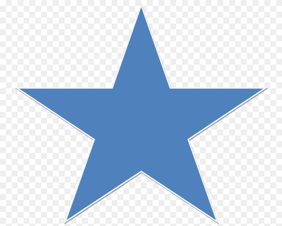 A Blue Star, Star Symbol, Symbol Free Png
