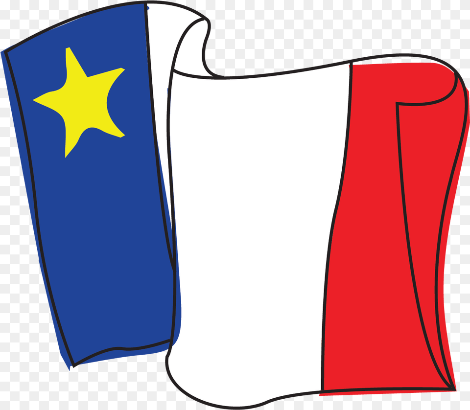 A Blue White And Red Flag With A Yellow Star Is Raised Free Transparent Png