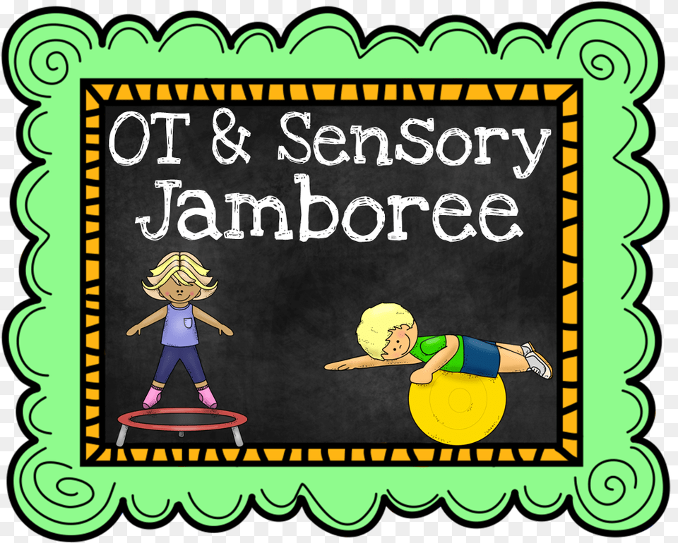 A Board For All Things Related To Occupational Therapy Clip Art, Person, Baby, Blackboard, Head Png Image