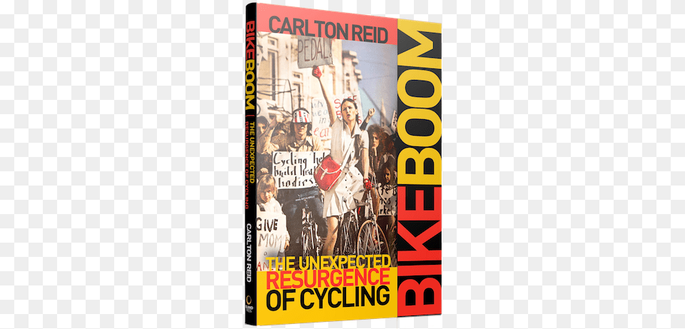 A Book About The Global Growth In Cycling 1905 Bike Boom The Unexpected Resurgence Of Cycling Book, Poster, Advertisement, Publication, Person Free Transparent Png