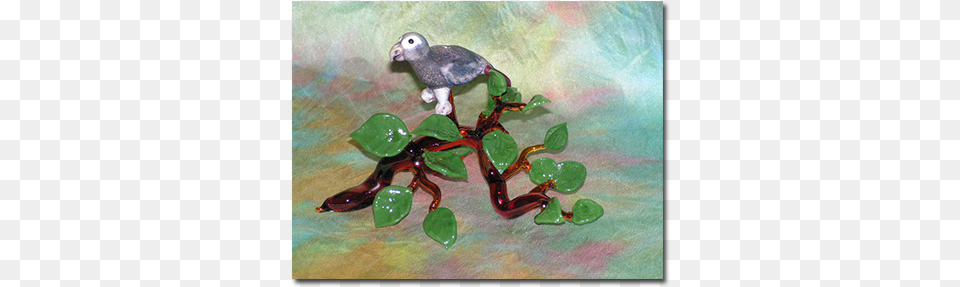 A Borosilicate Tree Branch With A Removable Soft Glass African Grey, Animal, Bird, Parrot, African Grey Parrot Free Png