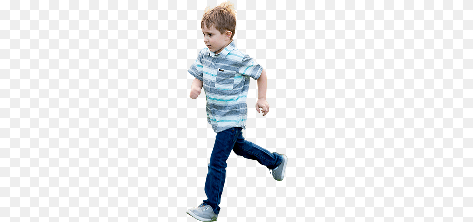 A Boy Running Through The Streets Enjoying His Youth Child Running, Body Part, Shoe, Person, Pants Free Png Download