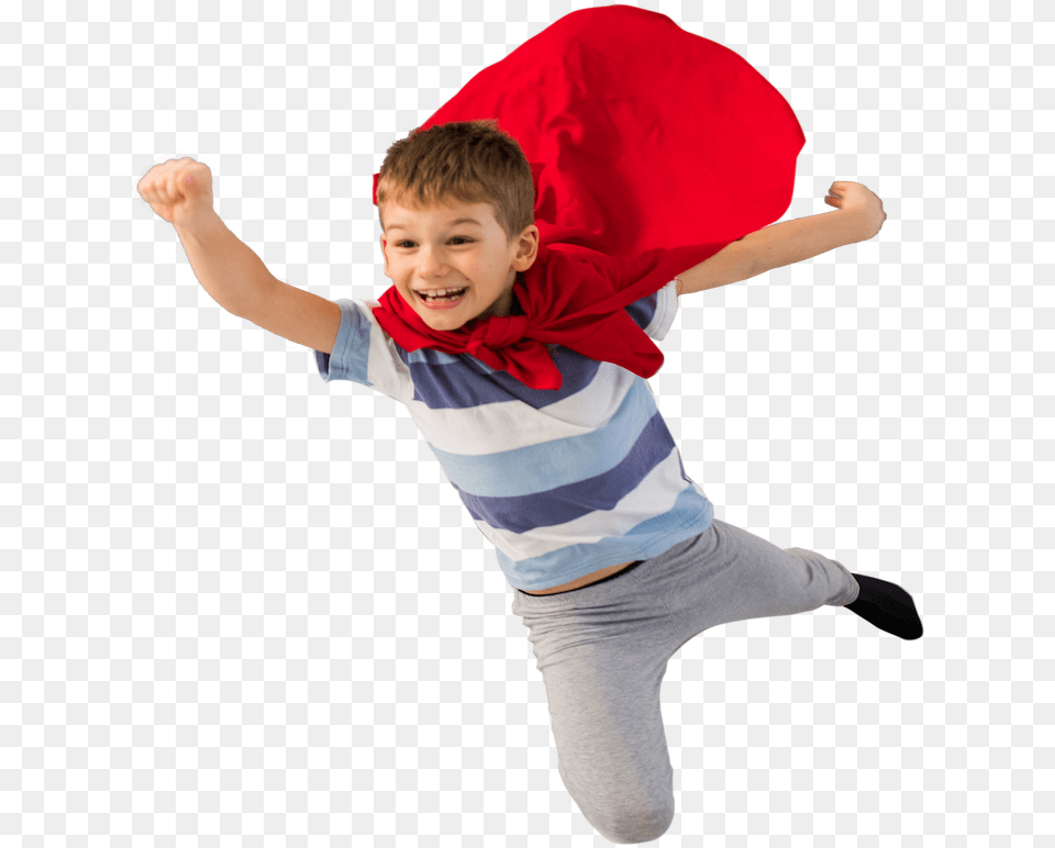 A Boy Wearing A Cape And Flying Child Flying, Body Part, Person, Hand, Finger Free Png