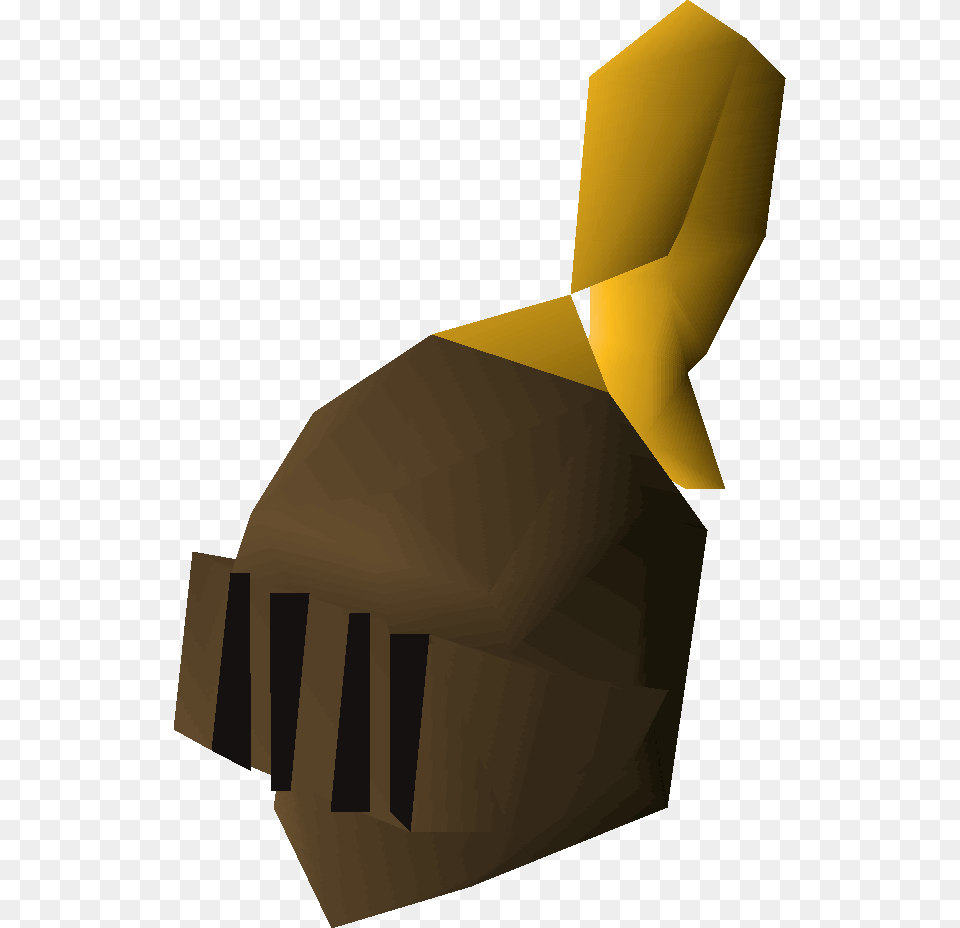 A Bronze Full Helm Is The Gold Trimmed Version Of A Runescape Iron Full Helm, Accessories, Formal Wear, Tie, Paper Free Transparent Png
