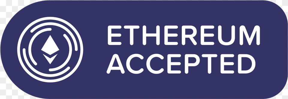 A Button For Ether Accepted, Logo, Text Free Transparent Png